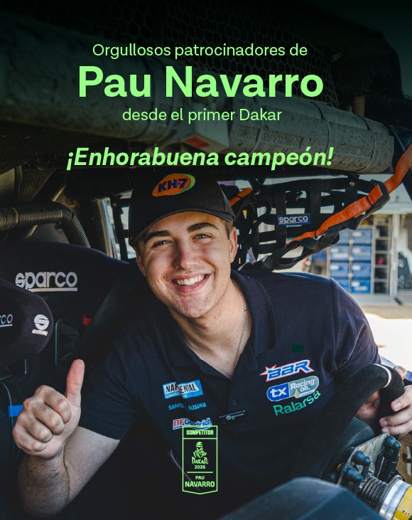 Ralarsa y Pau Navarro: juntos hacia la victoria en el Dakar 2026