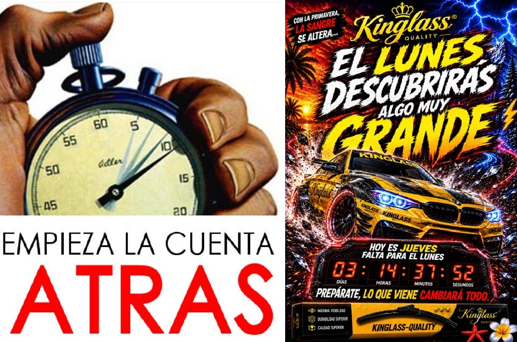 Muy atento porque est&aacute;s a solo &iexcl;tres d&iacute;as! de conocer la promoci&oacute;n m&aacute;s incre&iacute;ble de KINGLASS