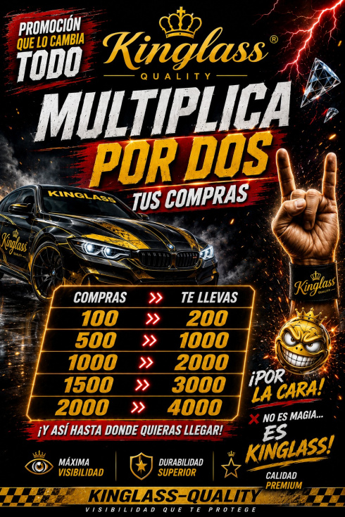 Esto lo cambia todo en el sector de lunas, aprovecha esta 'locura' porque la 'MAGIA DE KINGLASS durar&aacute; solo hasta...