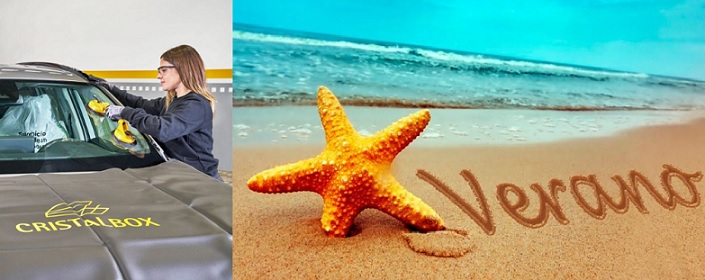 Cristalbox activó el pasado 1 de julio una atractiva y novedosa promoción de verano con la reparación y sustitución de la luna