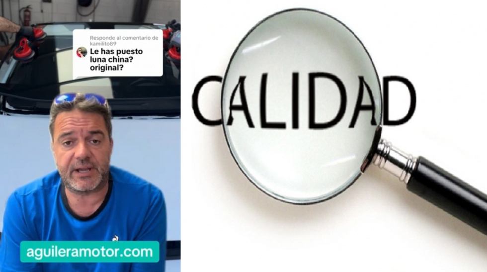 "Todo el mundo pone lunas chinas o tailandesas, me da exactamente igual, es una luna, no os pens&eacute;is que porque ponga Toyota no se parten con la misma piedra"