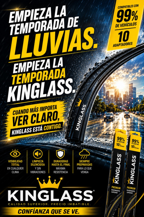 KINGLASS, preparado para la temporada de lluvias