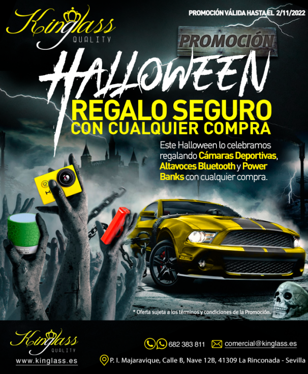 ¡KINGLASS celebra HALLOWEEN con sus clientes!