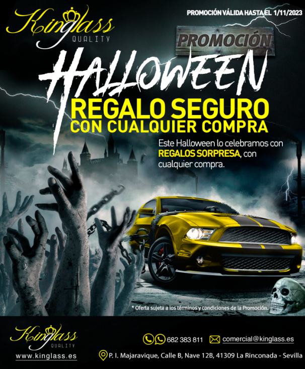 KINGLASS celebra Halloween con sus clientes con ¡un regalo sorpresa!